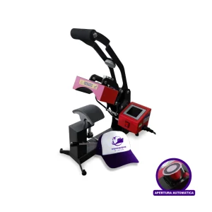 TERMOFIJADORA SUBLIMADORA DE GORRAS - Apertura Automática