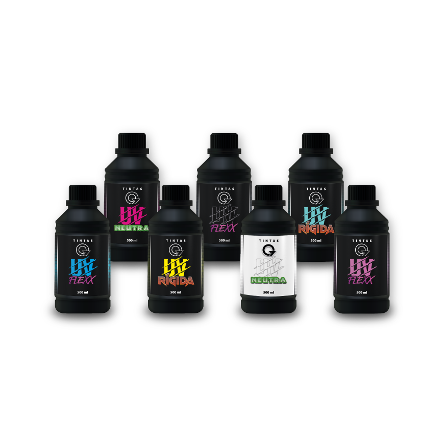 TINTAS Q7 UV - Rígida - Neutra - Flexible