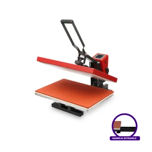 TERMOFIJADORA SUBLIMADORA 60 X 40 - Bandeja Extraíble Roja