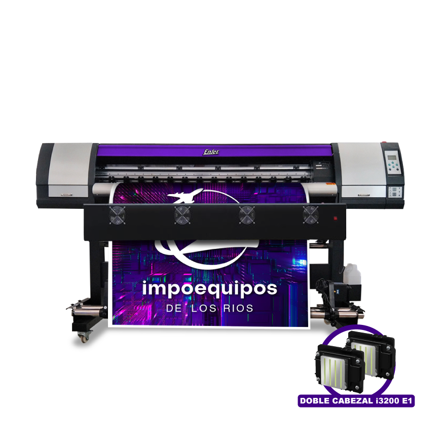 ENJET 18S DOBLE CABEZAL i3200 E1 - ECOSOLVENTE