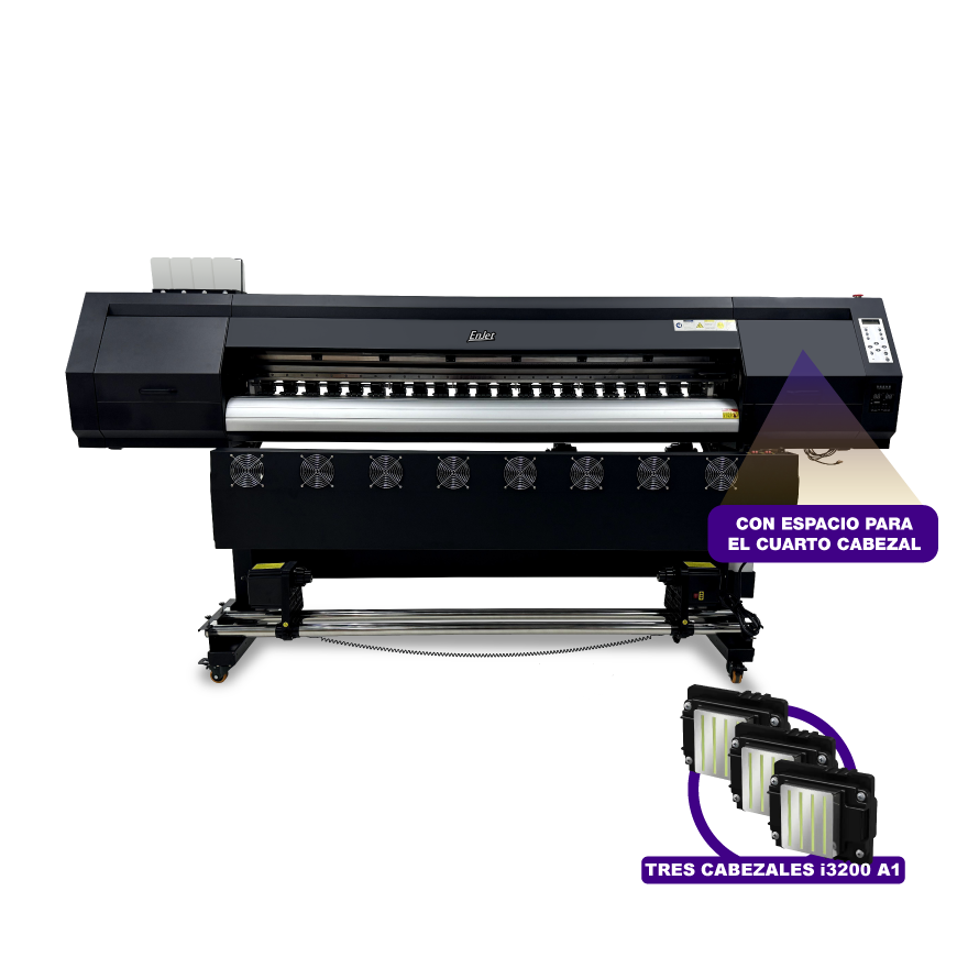 ENJET 18S TRIPLE CABEZAL i3200 A1 - SUBLIMACIÓN