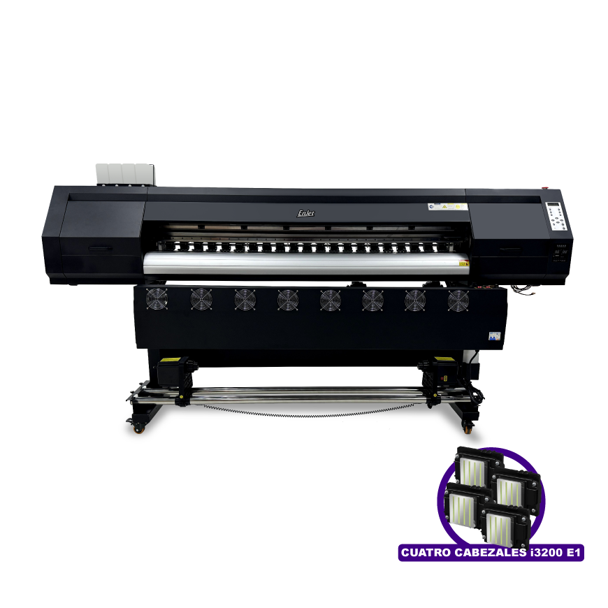 ENJET 18S CUATRO CABEZALES i3200 E1 - ECOSOLVENTE
