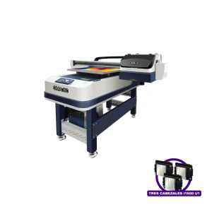 OMAJIC UV 609О / Triple cabezal  i1600 U1- Cama plana con escaner - Color y barniz